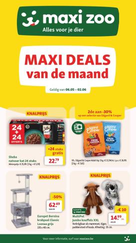 maxizoo - Huidige Maxizoo folder geldig van woensdag 06/05/2026 tot dinsdag 02/06/2026