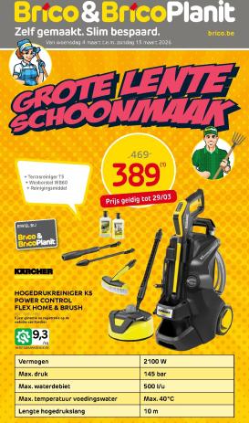 brico - De Brico - Lente Schoonmaak folder geldig vanaf 04/03/2026 t/m 15/03/2026