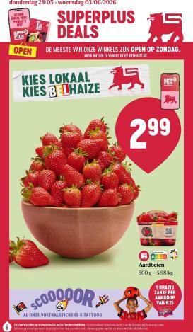 delhaize - Toekomstige Delhaize folder geldig van donderdag 28/05/2026 tot woensdag 03/06/2026