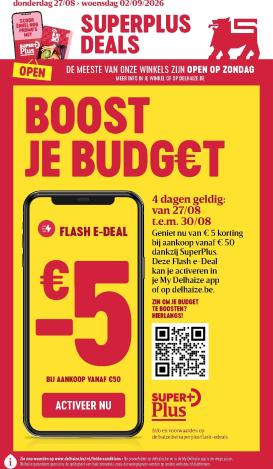 delhaize - Toekomstige Delhaize folder geldig van donderdag 27/08/2026 tot woensdag 02/09/2026