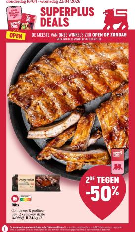 delhaize - Toekomstige Delhaize folder geldig van donderdag 16/04/2026 tot woensdag 22/04/2026