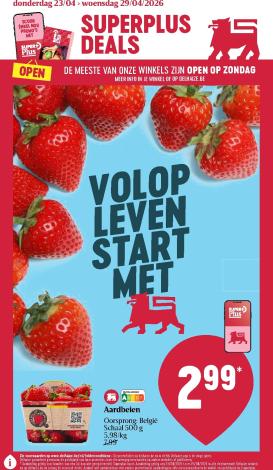 delhaize - Toekomstige Delhaize folder geldig van donderdag 23/04/2026 tot woensdag 29/04/2026