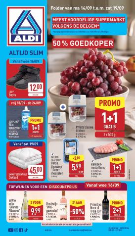aldi - ALDI folder voor volgende week van maandag 14/09/2026 tot zaterdag 19/09/2026