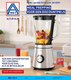 aldi - De ALDI - Meal prepping voor een discountprijs folder geldig vanaf 31/12 t/m 03/01