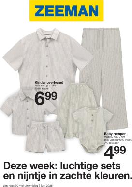 zeeman - Zeeman folder voor volgende week van zaterdag 30/05/2026 tot vrijdag 05/06/2026