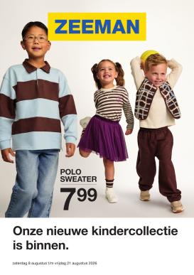 zeeman - Huidige Zeeman Kindercollectie folder geldig van zaterdag 25/07/2026 tot vrijdag 07/08/2026
