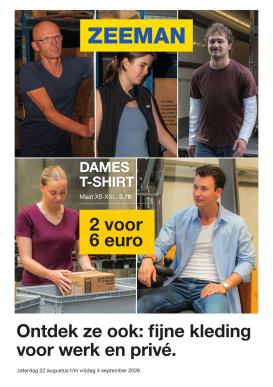 zeeman - Zeeman folder voor volgende week van zaterdag 22/08/2026 tot vrijdag 04/09/2026