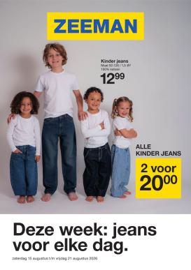 zeeman - Huidige Zeeman folder geldig van zaterdag 15/08/2026 tot vrijdag 21/08/2026