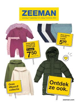 zeeman - Zeeman folder geldig vanaf 27/09 - 10/10