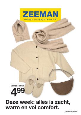 zeeman - Zeeman folder geldig vanaf 11/10 - 24/10
