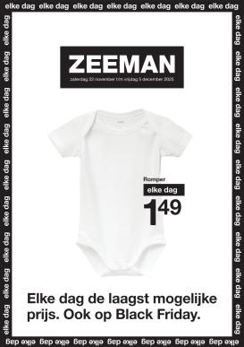 zeeman - De Zeeman folder geldig vanaf 22/11 t/m 05/12