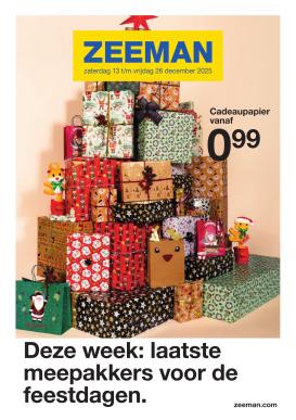 zeeman - De Zeeman folder geldig vanaf 13/12 t/m 26/12