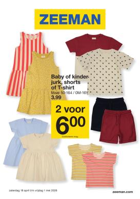 zeeman - Zeeman folder voor volgende week van zaterdag 18/04/2026 tot vrijdag 01/05/2026