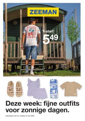 zeeman - Zeeman folder voor volgende week van zaterdag 09/05/2026 tot vrijdag 15/05/2026