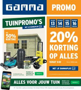 gamma - De Gamma folder geldig vanaf 11/02/2026 t/m 24/02/2026