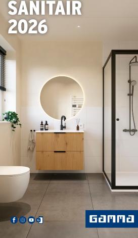 gamma - De Gamma - Sanitairspecial folder geldig vanaf 25/02/2026 t/m 31/12/2026