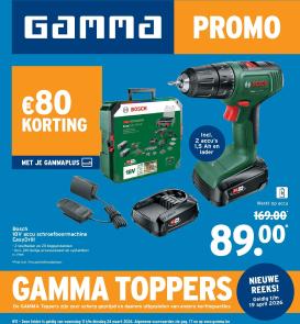 gamma - De Gamma folder geldig vanaf 11/03/2026 t/m 24/03/2026