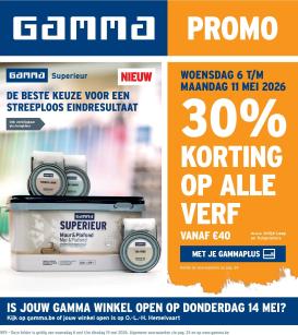 gamma - Huidige Gamma folder geldig van woensdag 06/05/2026 tot dinsdag 19/05/2026