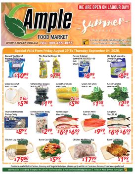 ample-supermarket - Ample Supermarket - Brampton flyer valid from 08-29 - 09-04