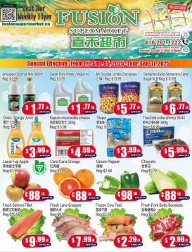 fusion-supermarket - Fusion Supermarket - Scarborough flyer valid from 09-05 - 09-11