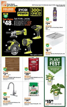 home-depot - Home Depot flyer valid from 08-14 - 08-27