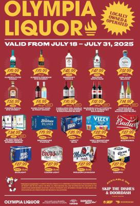 olympia-liquor - Olympia Liquor flyer valid from 07-18 - 07-31