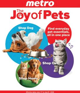 metro - New Metro - The Joy of Pets Flyer for This Week – 2026-06-11 to 2026-07-08