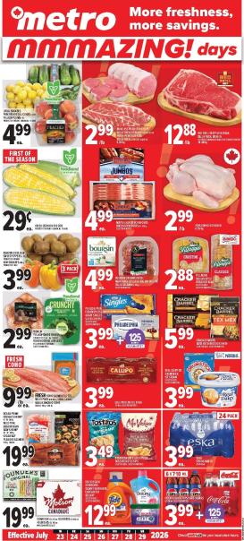 metro - Metro - Weekly Flyer Flyer Valid from 2026-07-22 to 2026-07-29