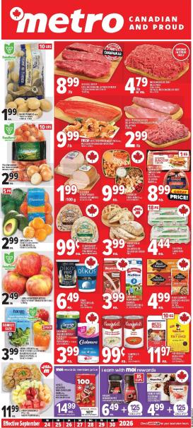 metro - New Metro - Weekly Flyer for This Week – 2026-09-24 to 2026-09-30