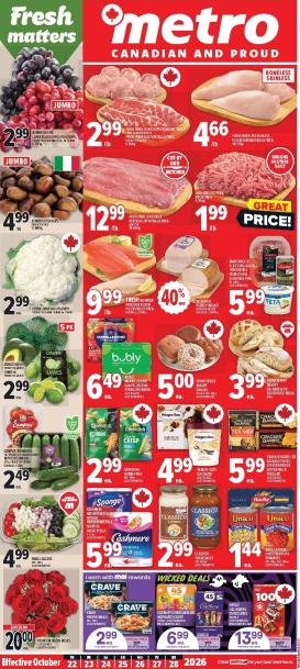 metro - New Metro - Ontario Flyer for This Week – 2026-10-22 to 2026-10-28