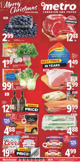 metro - Metro Flyer Valid From 12-18 to 12-24