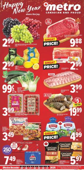 metro - Metro Flyer Valid From 12-25 to 12-31