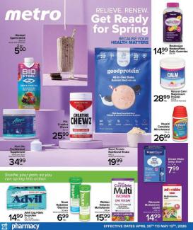 metro - New Metro - Pharmacy Flyer for This Week – 2026-04-30 to 2026-05-13
