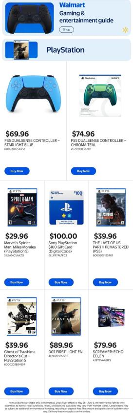 walmart - New Walmart - Gaming Guide Flyer for This Week – 2026-05-28 to 2026-06-10