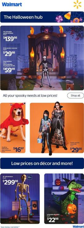 walmart - Walmart - Halloween flyer valid from 09-25 - 10-30