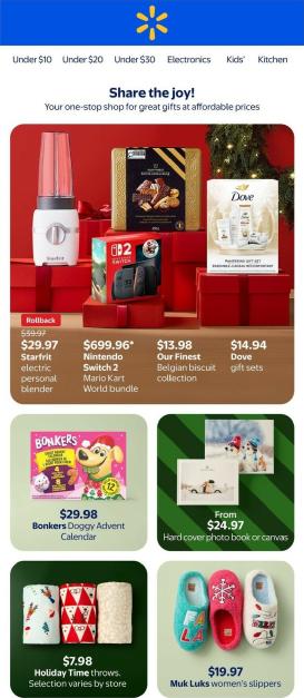 walmart - Walmart - Share the joy Flyer Valid From 10-29 to 11-26