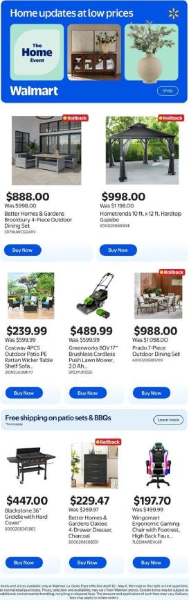 walmart - New Walmart - Home Event Flyer for This Week – 2026-04-30 to 2026-05-06
