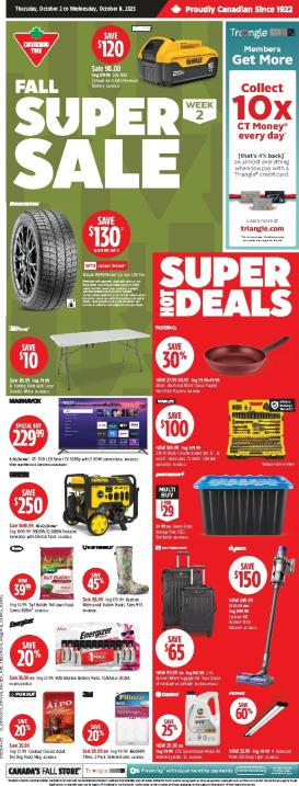 canadian-tire - Canadian Tire flyer valid from 10-02 - 10-08