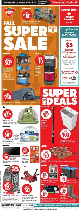 canadian-tire - Canadian Tire flyer valid from 10-09 - 10-15