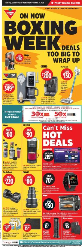canadian-tire - Canadian Tire Flyer Valid From 12-25 to 12-31