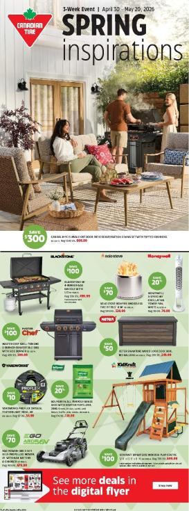 canadian-tire - New Canadian Tire - Spring inspirations Flyer for This Week – 2026-04-30 to 2026-05-20