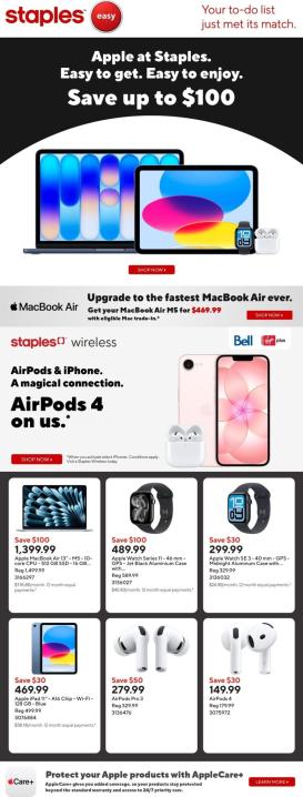 staples - Staples Flyer Valid from 2026-06-05 to 2026-06-11