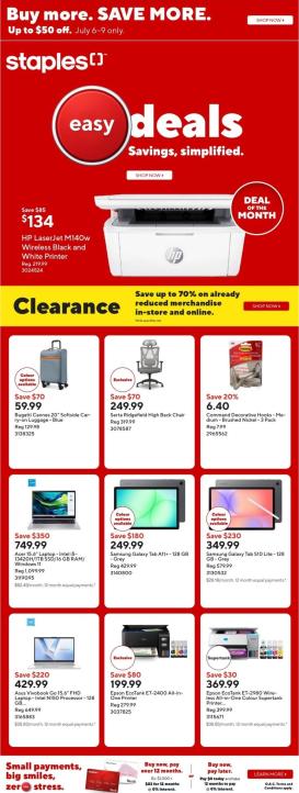 staples - Staples Flyer Valid from 2026-07-03 to 2026-07-10