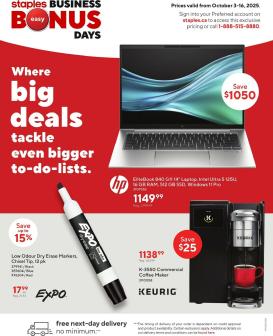 staples - Staples - Business flyer valid from 10-03 - 10-16
