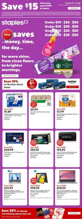 staples - Staples flyer valid from 10-10 - 10-16