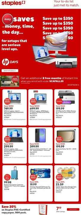 staples - Staples Flyer Valid From 10-17 to 10-23