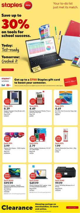 staples - Staples Flyer Valid From 01-09 to 01-15