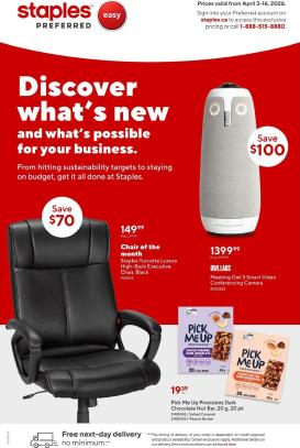 staples - Staples - Business Flyer Flyer Valid From 2026-04-03 to 2026-04-16