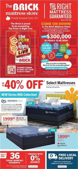 the-brick - The Brick Mattress Store Flyer Valid From 2026-03-19 to 2026-03-25