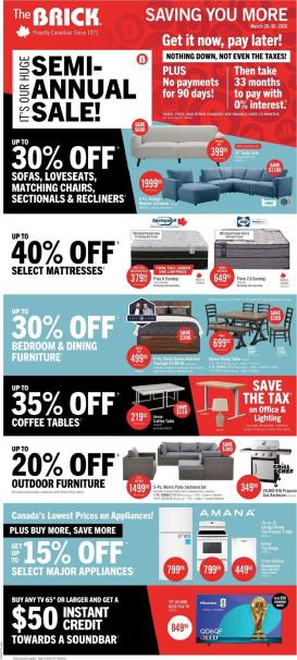 the-brick - The Brick Flyer Valid From 2026-03-26 to 2026-03-30